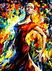 Leonid Afremov IN THE STYLE OF FLAMENCO painting